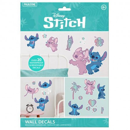 Vinilo de pared Stitch y Angel 