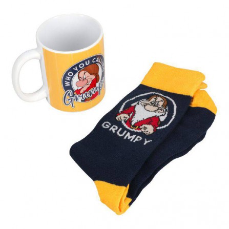 Taza+calcetines blanca nieves