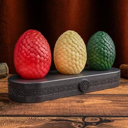 Lampara 3 huevos de dragon