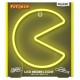 Lampara pared luz led neon pac man
