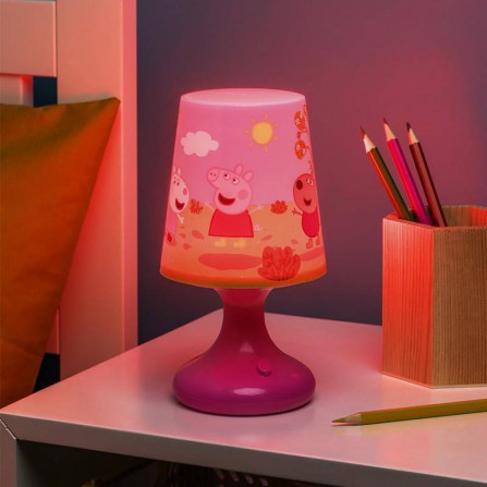 Lampara de mesa peppa pig