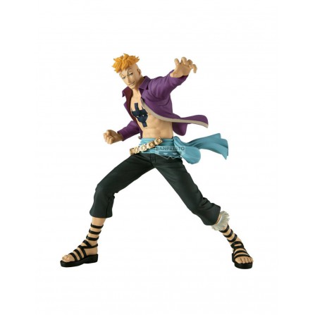 Figura One Piece Marco El Fenix Battle Record 