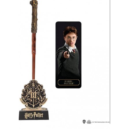 Boligrafo Harry Potter+ soporte+marcapáginas lenticular