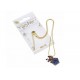 Collar largo cadena chocolate frog