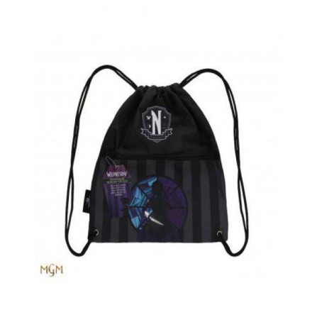 Bolsa drawstring Miercoles con cello