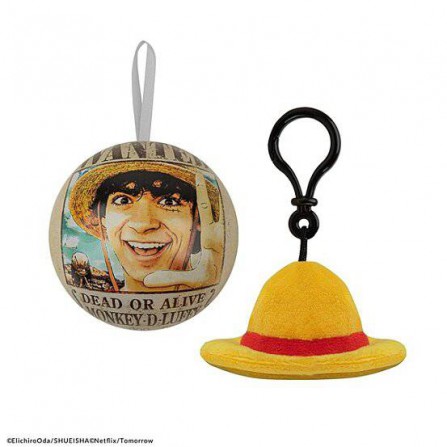 Llaveros de peluche straw hat