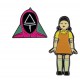 Set de pins de 2 young-Hee & soldado