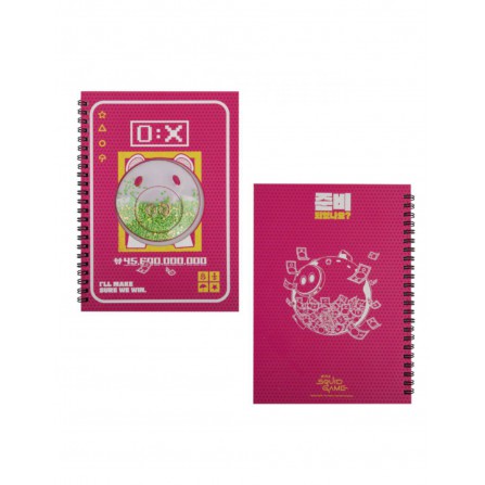 Cuaderno de tapa dura alcancía