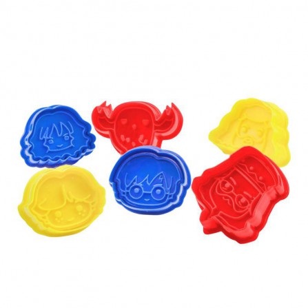 Cortador de galletas set de 6 kawaii Harry Potter