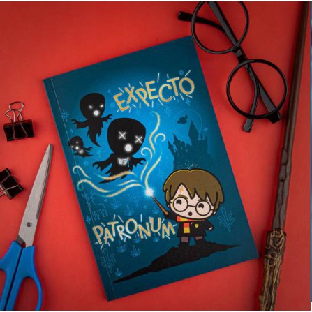 Cuaderno expecto patronum kawaii 128p (Harry Potter)