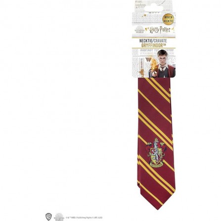 Corbata Infantil Gryffindor logo tejido (Harry Potter)