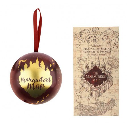 Bola navidad-calcetines mapa merodeador