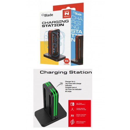 Cargador joy-con quadruple - SW2