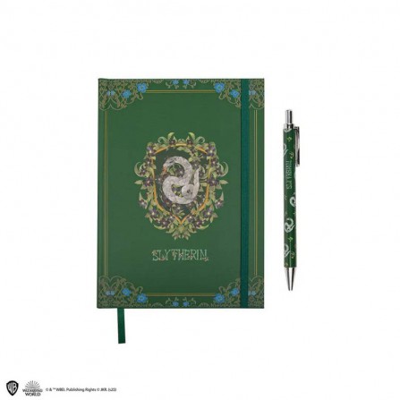 Cuaderno deluxe mundo magico slytherin