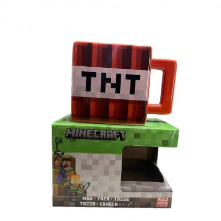 Taza 3d tnt minecraft 385ml