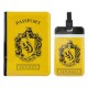 Set etiqueta+funda pasaporte hufflepuff