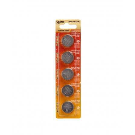 Pila boton CR2032 3V 5 uds
