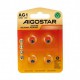 Pila boton AG1 LR621  1.5V 4 uds