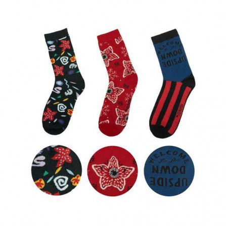 SET 3 CALCETINES PREMIUM ADULTO STRANGERS THINGS 