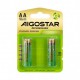 Pila recargable HR6 (AA) 1600mAh 12v 2uds