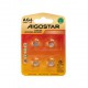 Pila boton AG6 LR920 1,5v 4 uds