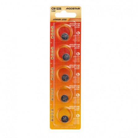 Pila boton CR1616 3v 5 uds