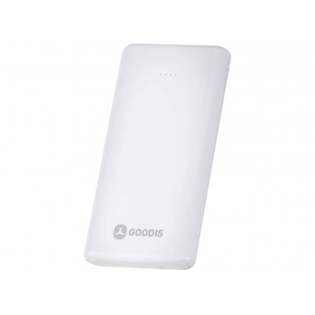 Powerbank GOODIS (10.000 mAh - Micro USB + USB-C - Blanca)