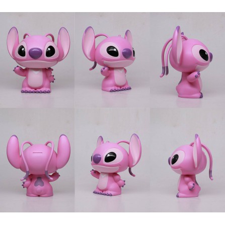Hucha angel 18cm caja acetato