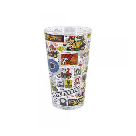 Mario Kart glass