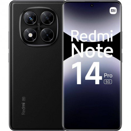 Smartphone Xiaomi Note 14 Pro 12+512GB Negro 5G