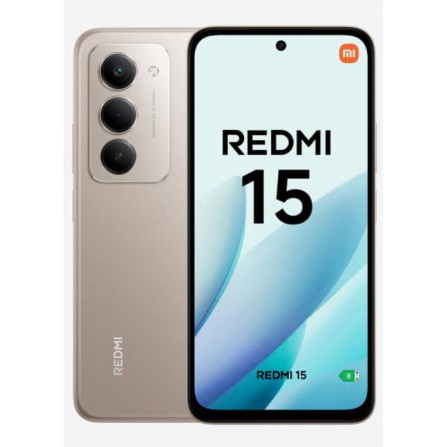 Smartphone Xiaomi Redmi 15 8+256GB 4G NFC 6,90" Gris