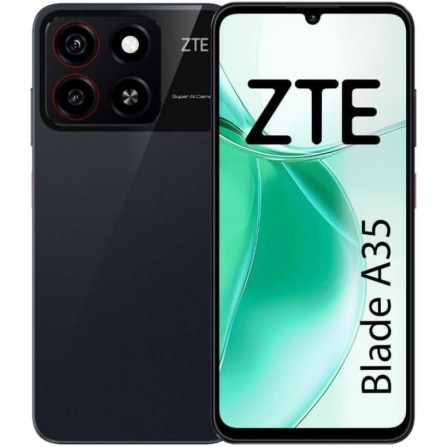 Smartphone ZTE A35 2+64GB 4G 6,75" Negro