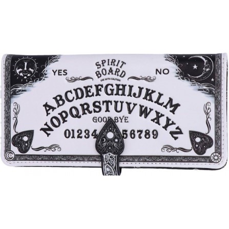 White spirit board embossed purse 18.5cm