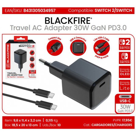 Adaptador AC USB-C 30W Multi - SW2