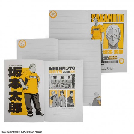 Cuaderno tapa blanda Sakamoto