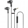 Auricular Qubo EB100GY Gris Jack 3,5mm