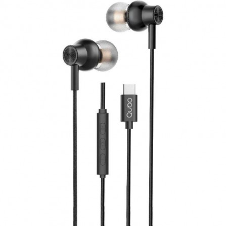 Auricular Qubo AU300CBK Negro USB C