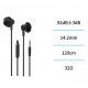 Auricular con cable jack 3,5mm EP3010 Negro
