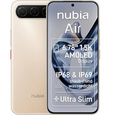 Smartphone ZTE Nubia Air 6,78" 8+256 5G IP68+IP69 Oro
