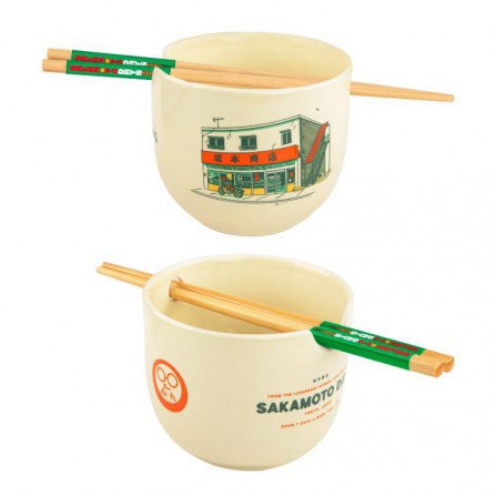 Cuenco de cerámica para ramen con palillos Sicario Legendario