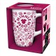 Taza de Cerámica Latte 695 ml en Caja Regalo Minnie Mouse Cherrylicious