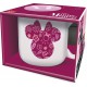 Taza cerámica Minnie Mouse Cherrylicious desayuno 400 ml en caja de regalo
