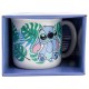 Taza cerámica Stitch Aloha desayuno 400 ml en caja de regalo 