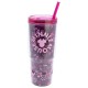 Taza cool basic Minnie Mouse Cherrylicious doble pared 860 ml con pajita