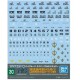Gundam decal 30 HGUC earth fed 1