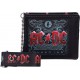 Cartera y Cadena AC/DC Black Ice Album en Relieve, 11 cm