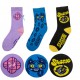 Set de 3 pares de calcetines K-pop Demon Hunters Saja Boys 