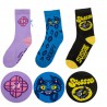 Set de 3 pares de calcetines K-pop Demon Hunters Saja Boys 