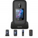 Telefono Qubo P-221 Negro BC 2,8"+1,77"